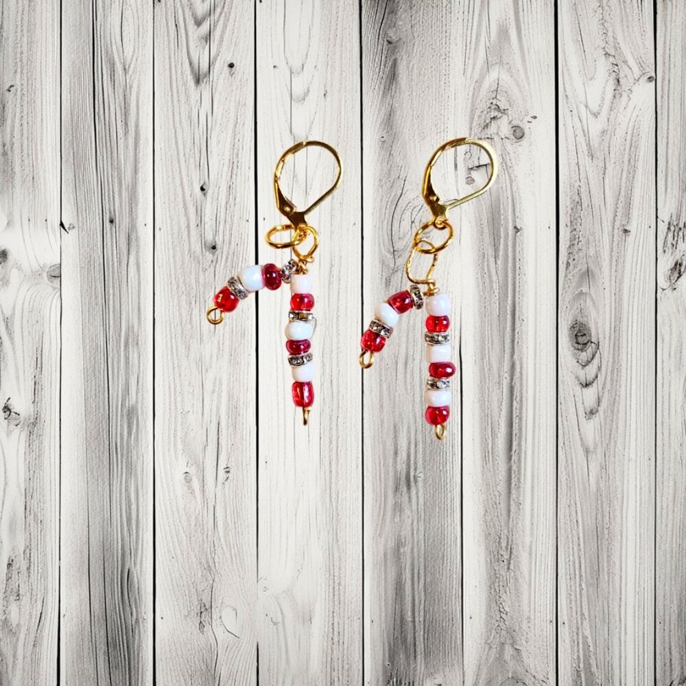 Candy Cane earrings